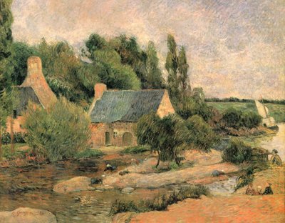 The Washerwomen of Pont-Aven by Paul Gauguin